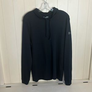 Men’s Under Amour UA size Medium black Henley hoodie
